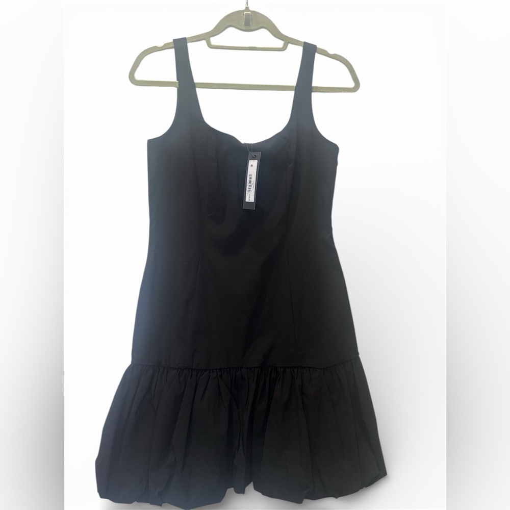 Steve Madden Black Bubble Mini Dress